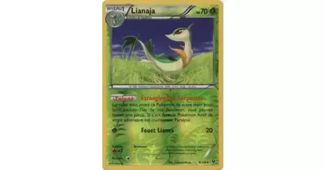 carte Pokémon 6/124 Lianaja 70 PV REVERSE XY Impact des Destins