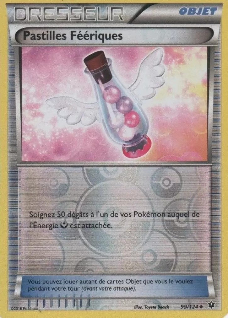 Pokémon XY Impact des destins - Pastilles Féériques Reverse