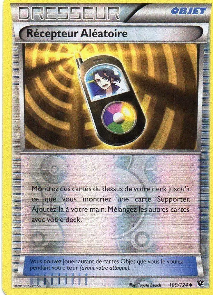 Pokémon XY Impact des destins - Récepteur Aléatoire Reverse