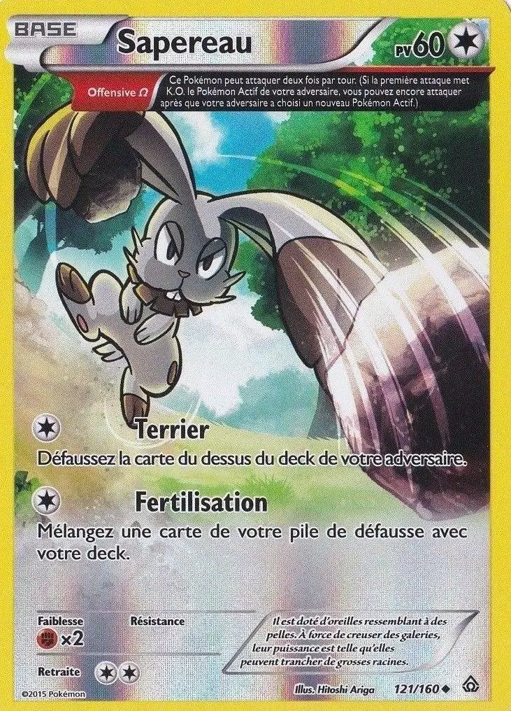 Pokémon XY Primo Choc - Sapereau Reverse