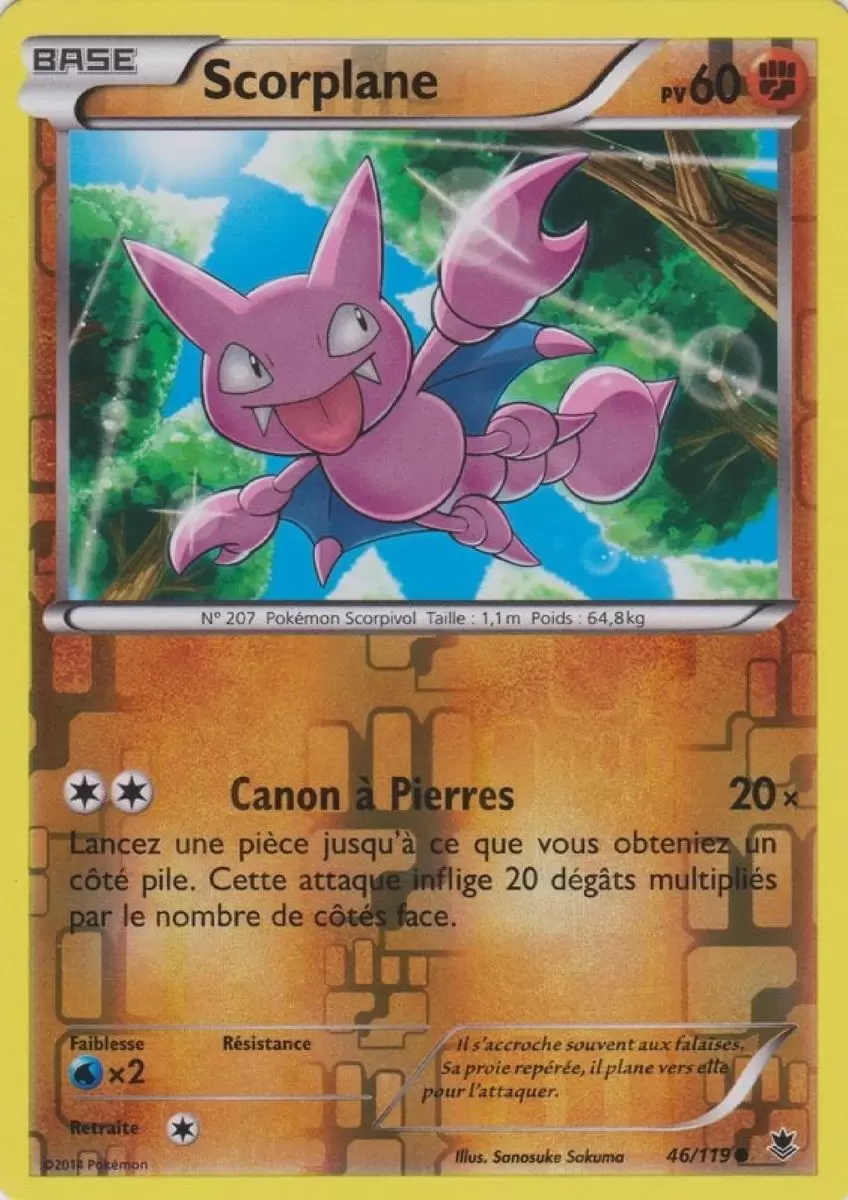 Pokémon XY Vigueur Spectrale - Scorplane Reverse