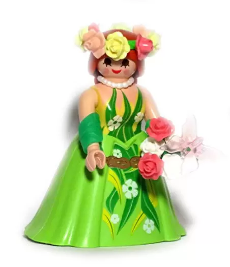 Playmobil Figures : Série 14 - Mariée à robe verte