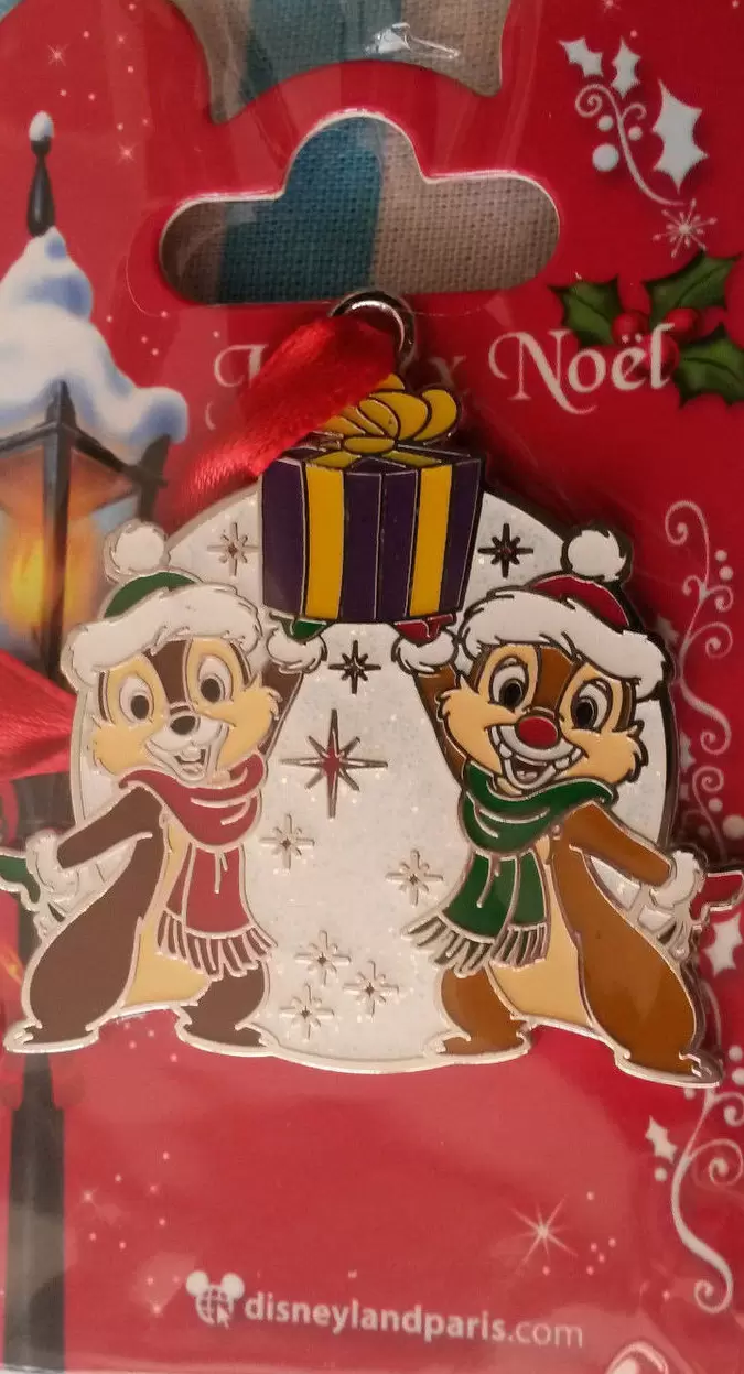 Disney Pins Open Edition - DLP - Chip and Dale - Joyeux Noel 2017