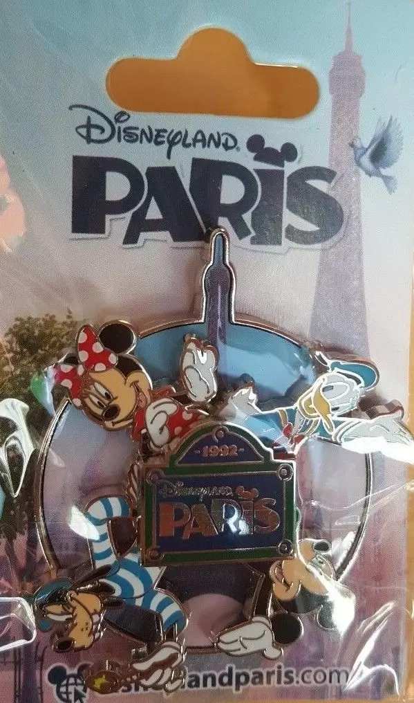Disney Pins Open Edition - DLP - Spinner Paris VII - Fab 4