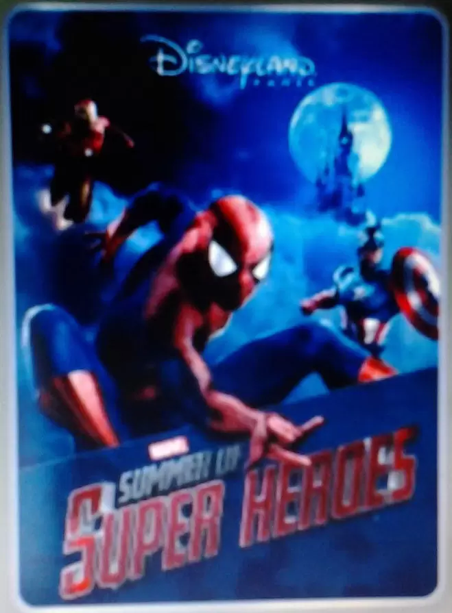 Disney Pins Open Edition - DLP - Marvel - Summer of Super Heroes - Iron Man, Spider Man, Captain America