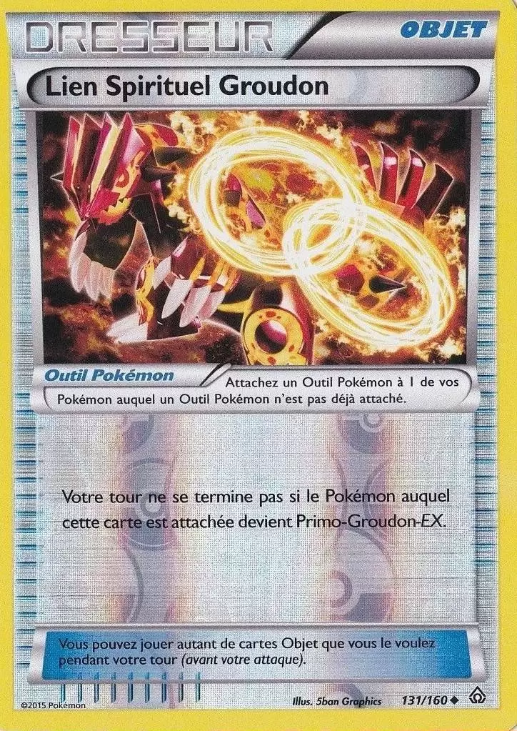 Pokémon XY Primo Choc - Lien Spirituel Groudon Reverse