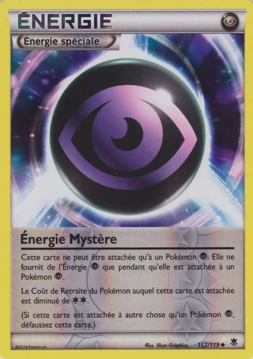 Pokémon XY Vigueur Spectrale - Énergie Mystère Reverse