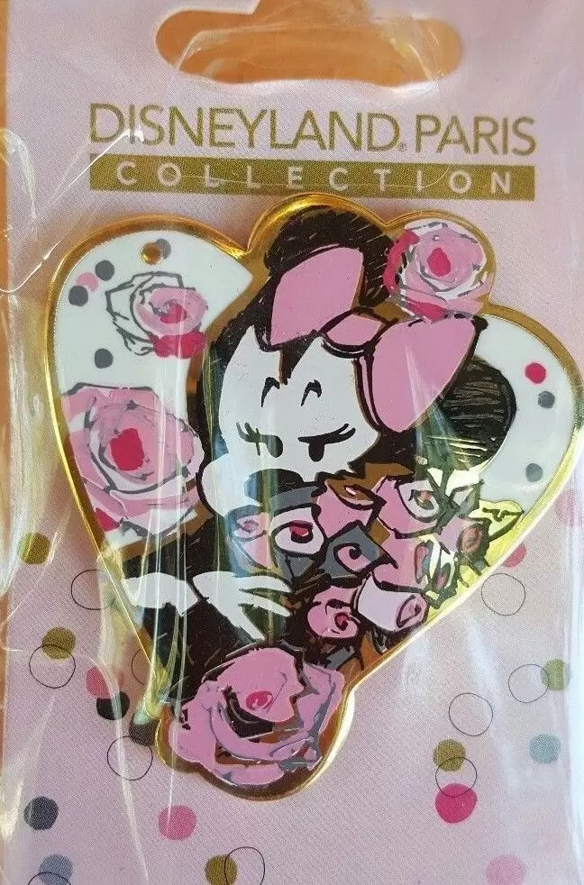 Disney Pins Open Edition - DLP - Minnie Parisienne - Flowers