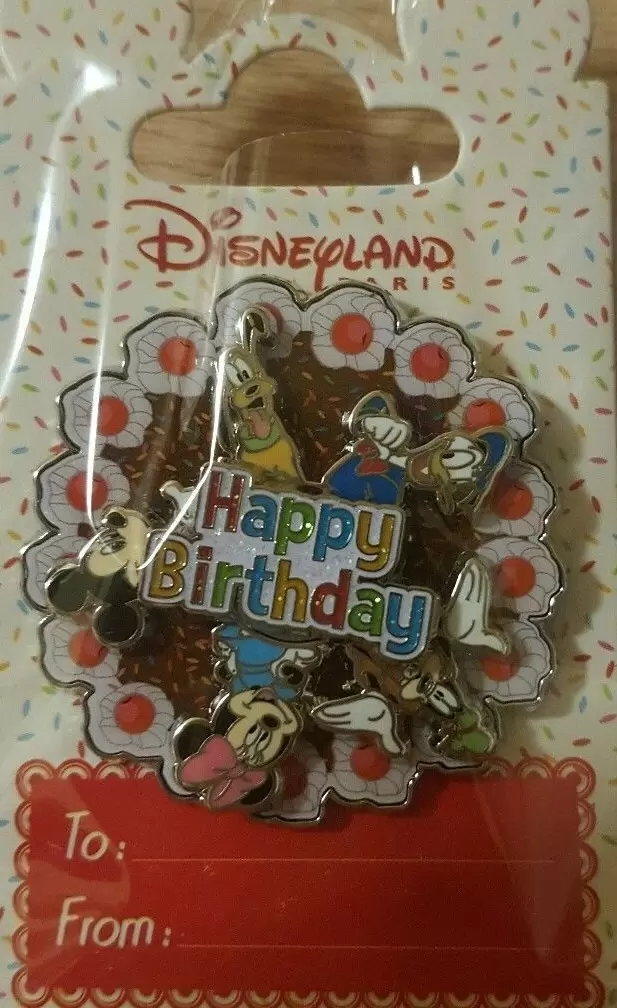 Disney Pins Open Edition - Happy Birthday 2017