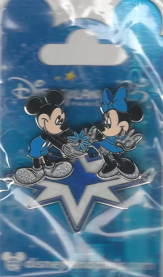 Disney Pins Open Edition - DLP - 25th Anniversary - Mickey and Minnie on a Star
