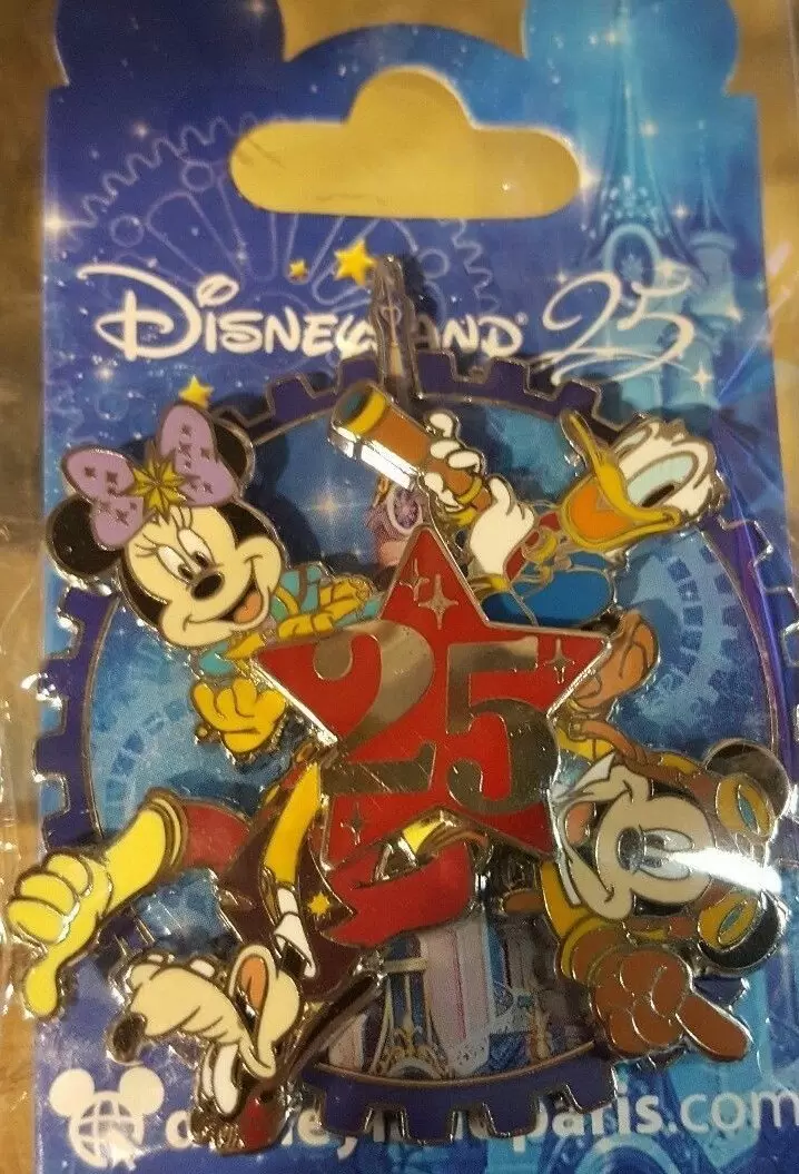 Disney - Pins Open Edition - Spinner Mickey & Friends 25ème Anniversaire