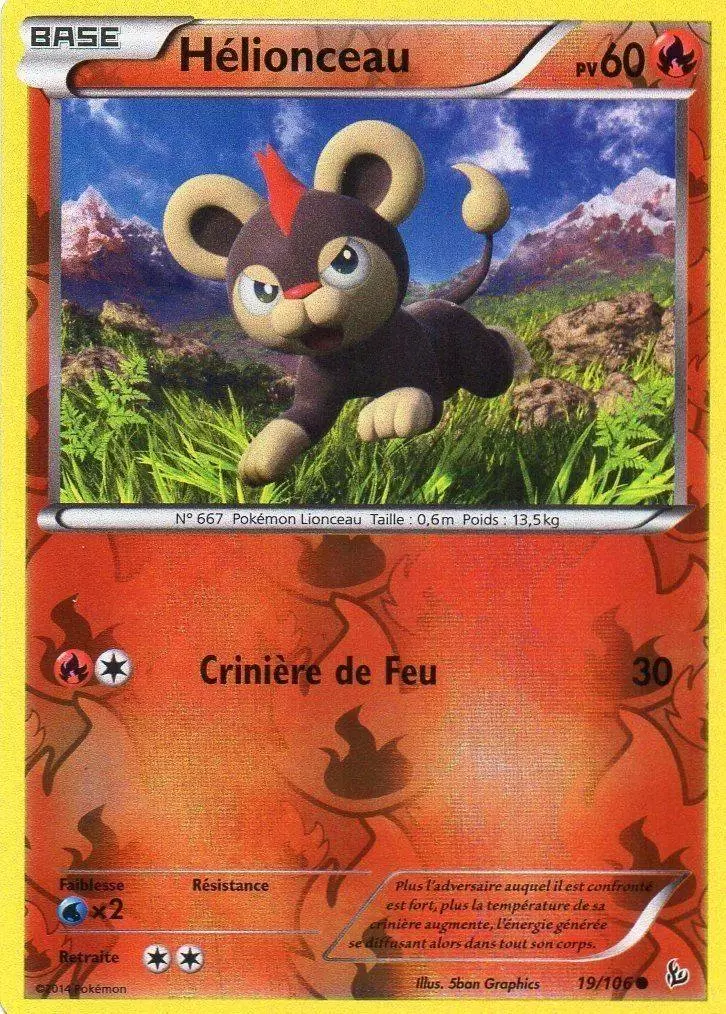 Pokémon XY Etincelles - Hélionceau Reverse