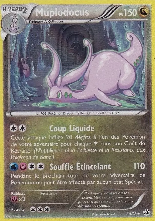 Pokémon XY Origines antiques - Muplodocus holographique