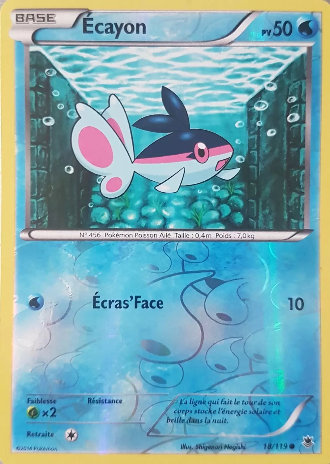 Pokémon XY Vigueur Spectrale - Écayon Reverse