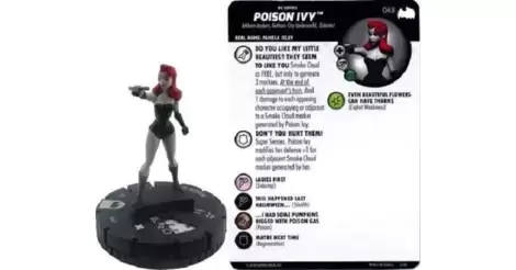 # 043   Poison Ivy Batman BTAS Heroclix The Animated Series RARE 