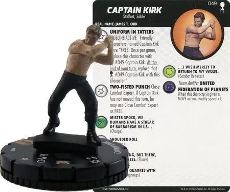 Star Trek HeroClix Away Team: The Original Series - Captain Kirk