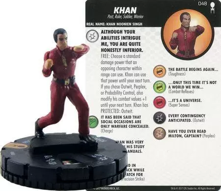 Star Trek HeroClix Away Team: The Original Series - Khan