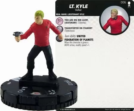 Star Trek HeroClix Away Team: The Original Series - Lt. Kyle