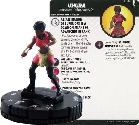 Star Trek HeroClix Away Team: The Original Series - Uhura