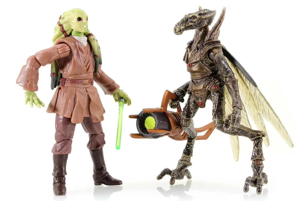 Legacy Collection (LC Red) - Kit Fisto Vs. Geonosian Warrior