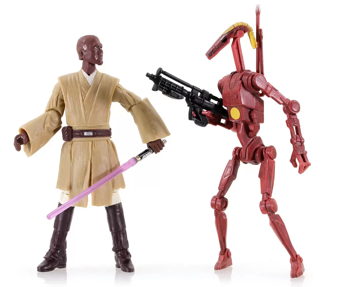 Legacy Collection (LC Red) - Mace Windu Vs. Battle Droid Commander