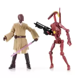 Mace Windu Vs. Battle Droid Commander