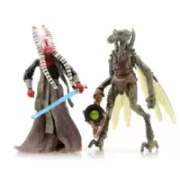 Shaak Ti & Geonosian Warrior