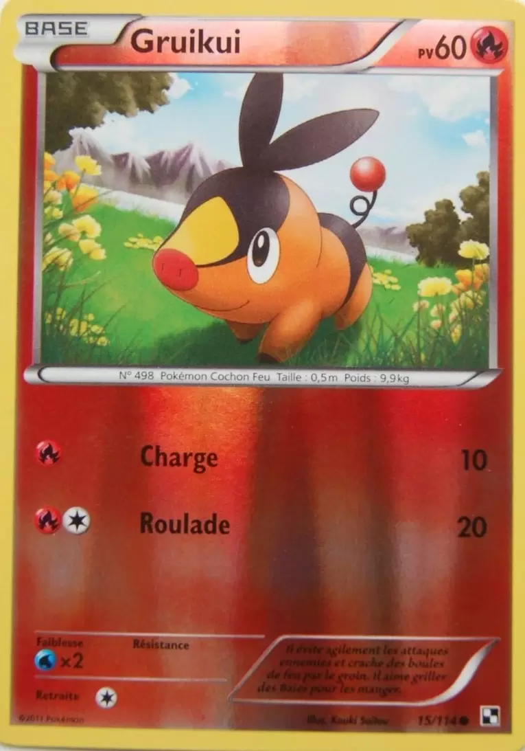 Pokémon Série Noir et Blanc - Gruikui Reverse