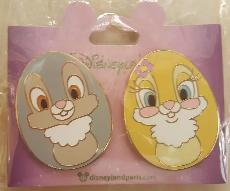 Disney Pins Open Edition - Eggs Set Thumper & Miss Bunny