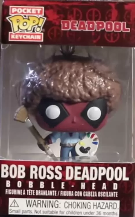 Marvel - POP! Keychain - Deadool - Bob Ross Deadpool