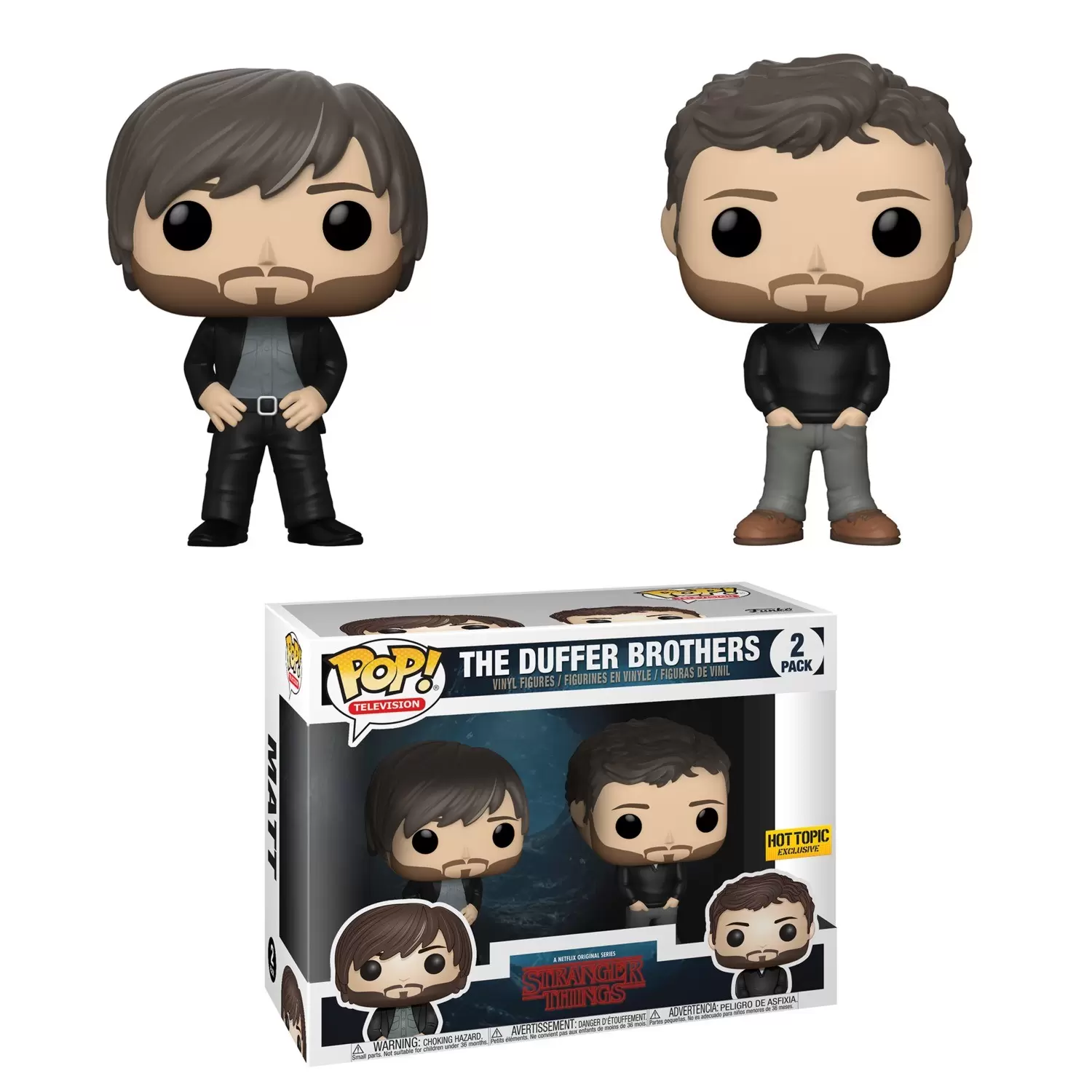 POP! Television - Stranger Things - The Duffer Brothers 2 Pack