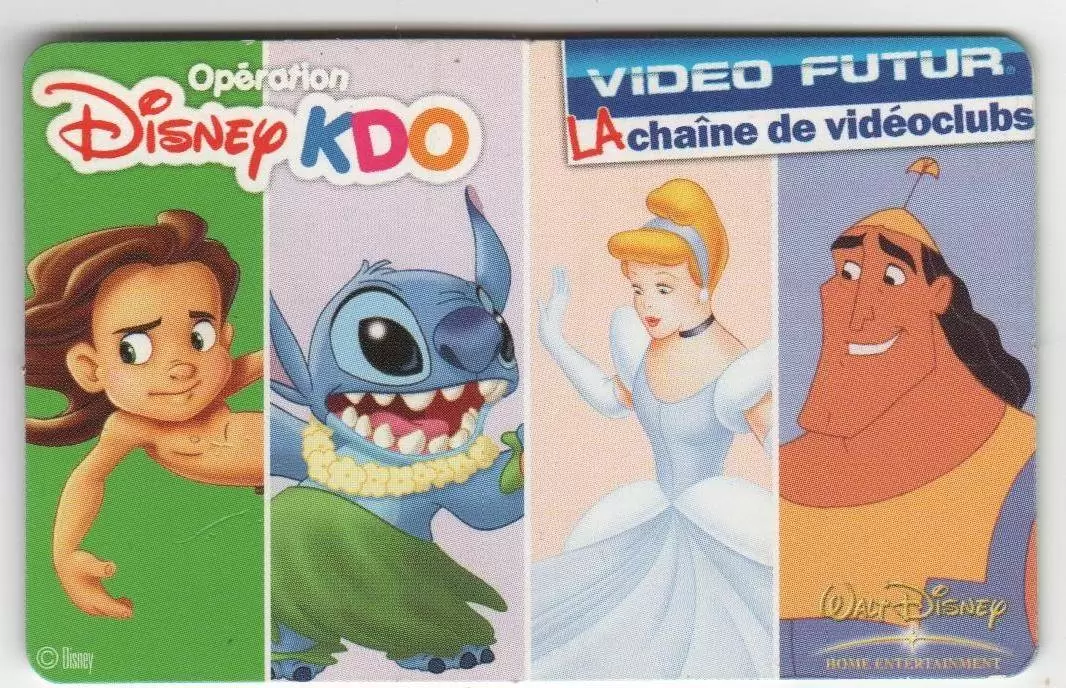 Cartes Vidéo Futur - Carte Disney KDO