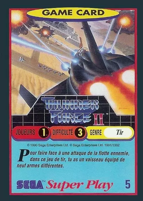 Sega Super Play - Thunderforce II