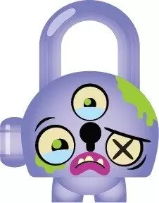 Lock Stars - Série 1 - Montre violet - Mini cadenas