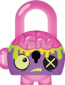 Lock Stars - Série 1 - Petit monstre ecervele - Mini cadenas