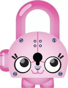 Lock Stars - Série 1 - Robot rose - Mini cadenas
