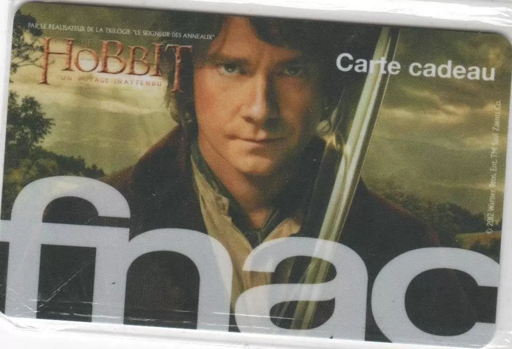 Cartes cadeau Fnac - Carte cadeau Fnac The Hobbit Un voyage innatendu