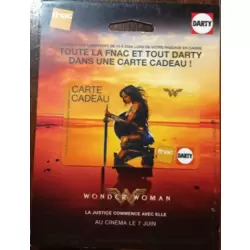 Carte cadeau Fnac Wonder Women avec encart