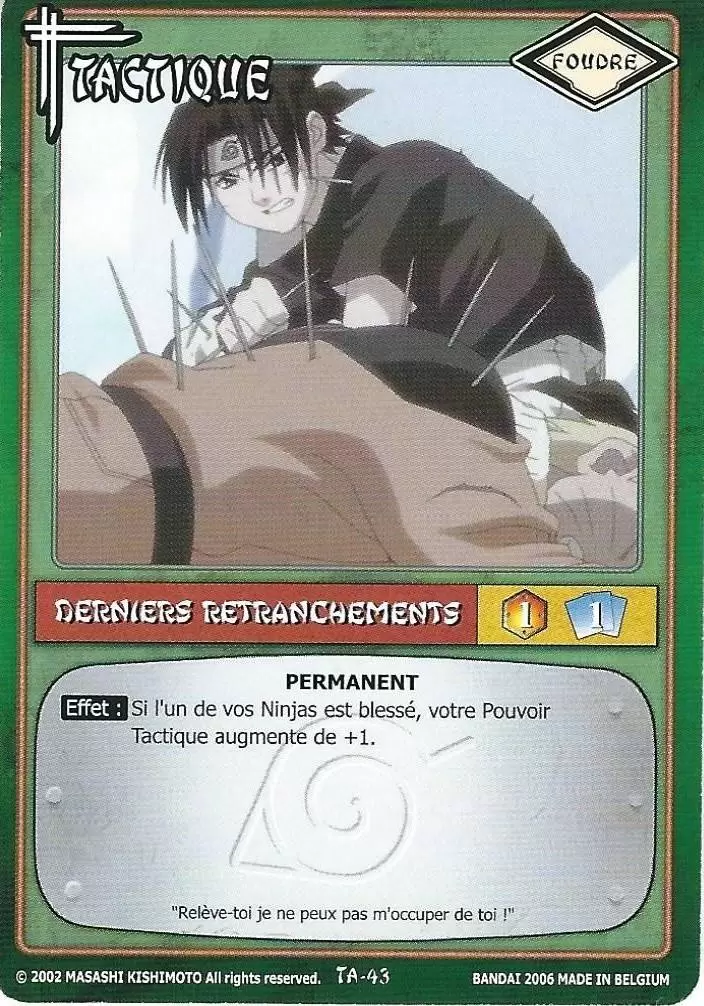Cartes Naruto Série 01 - Derniers retranchements
