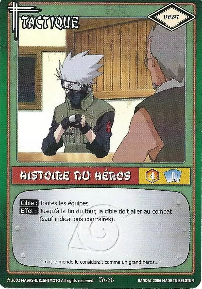 Cartes Naruto Série 01 - Histoire de Héros