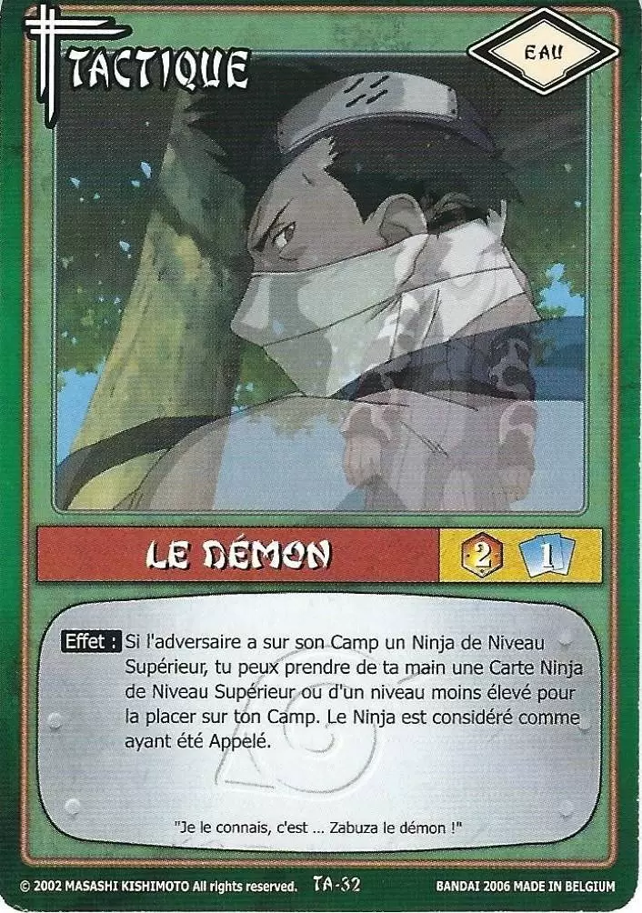 Cartes Naruto Série 01 - Le démon