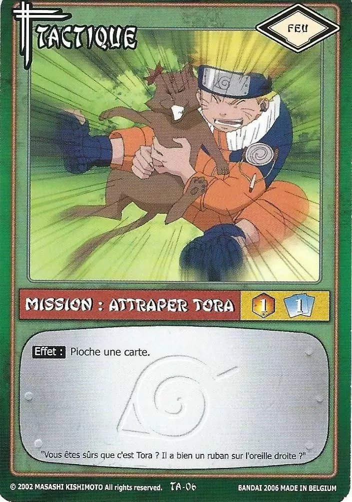 Cartes Naruto Série 01 - Mission : Attraper Tora