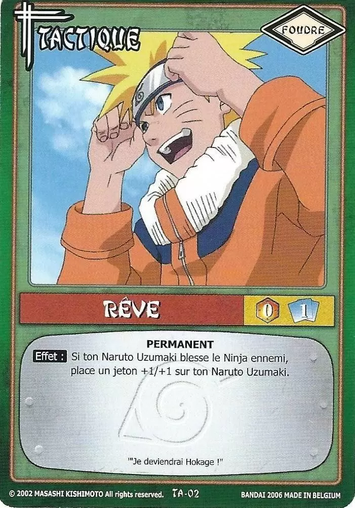 Cartes Naruto Série 01 - Rêve