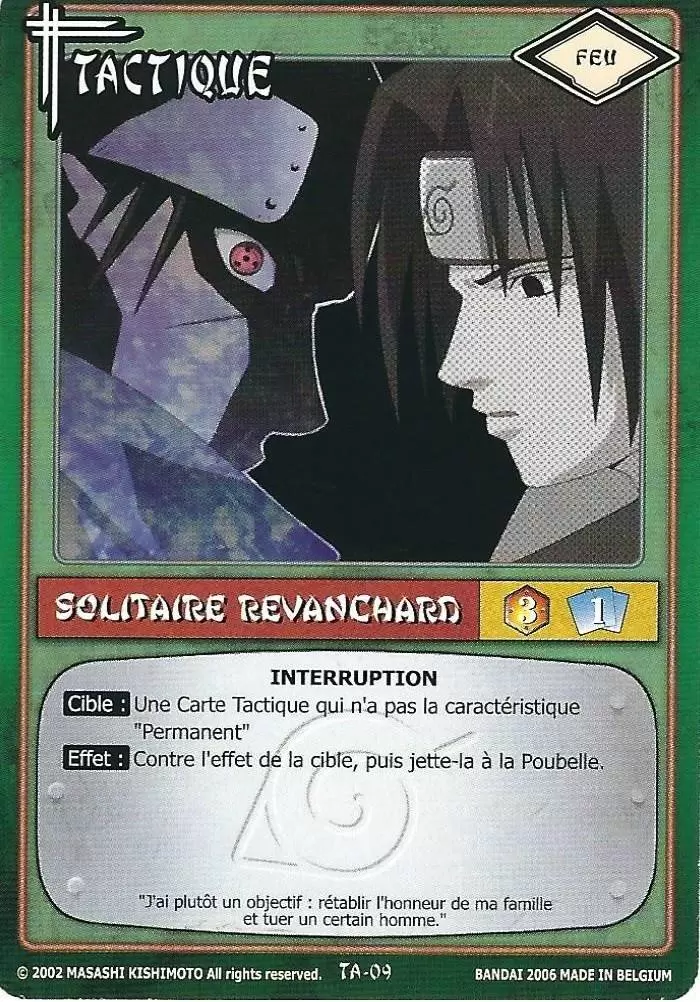 Cartes Naruto Série 01 - Solitaire Revanchard