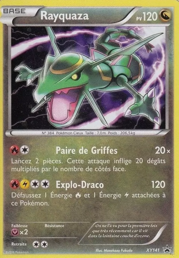 Cartes Promo Black Star XY - Rayquaza