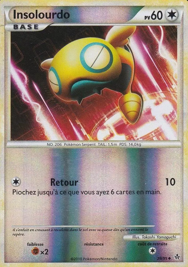 Pokémon Série HS-Déchaînement - Insolourdo Reverse
