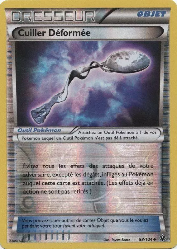 Pokémon XY Impact des destins - Cuiller Déformée Reverse
