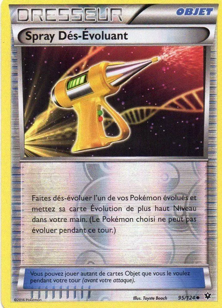 Pokémon XY Impact des destins - Spray Dés-évoluant Reverse