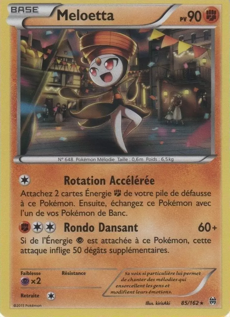 Pokémon XY Impulsion Turbo - Meloetta holographique