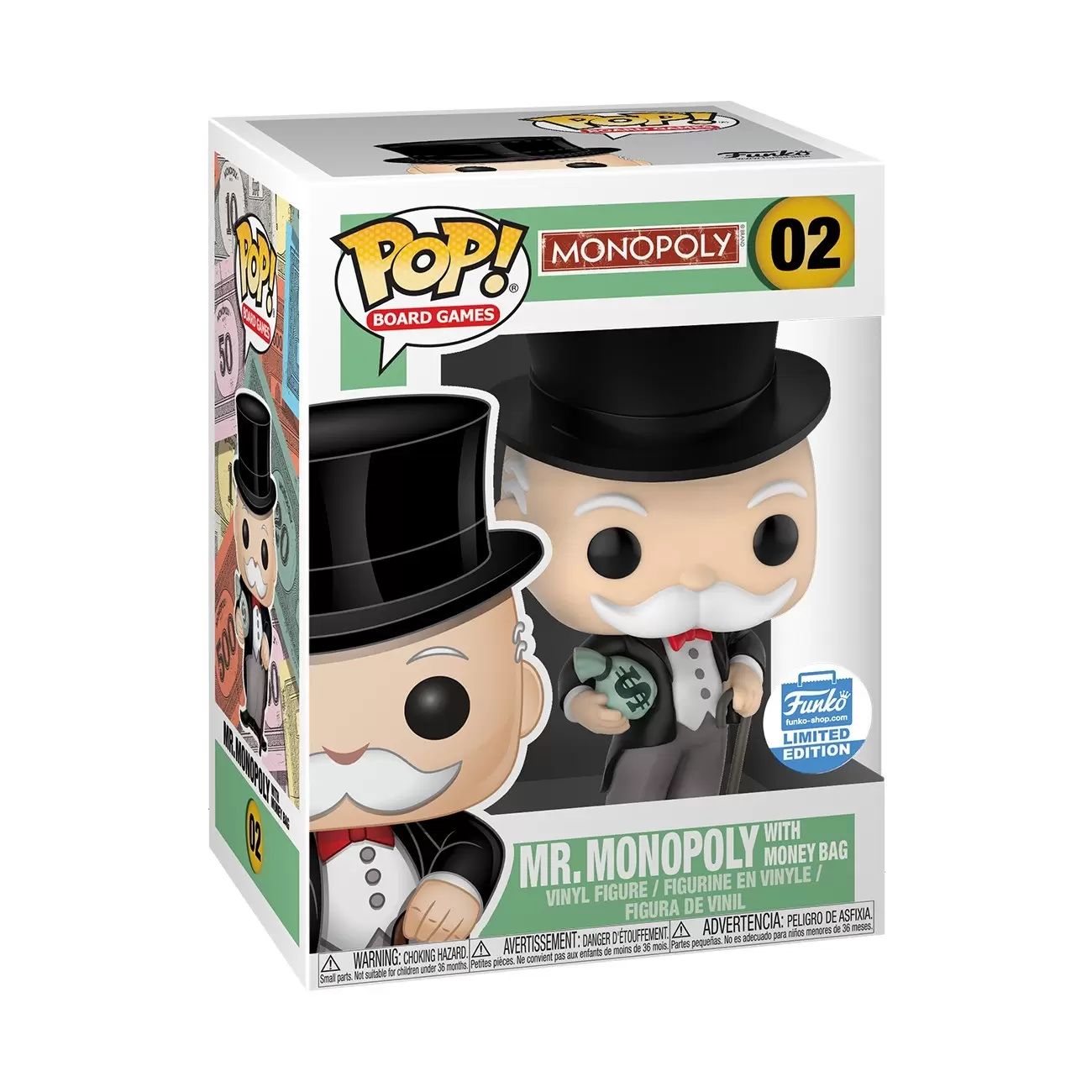 POP! Board Game - Mr. Monopoly with Money Bag